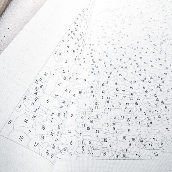Painting By Numbers On Canvas With Frame Diy Kit - Image 7