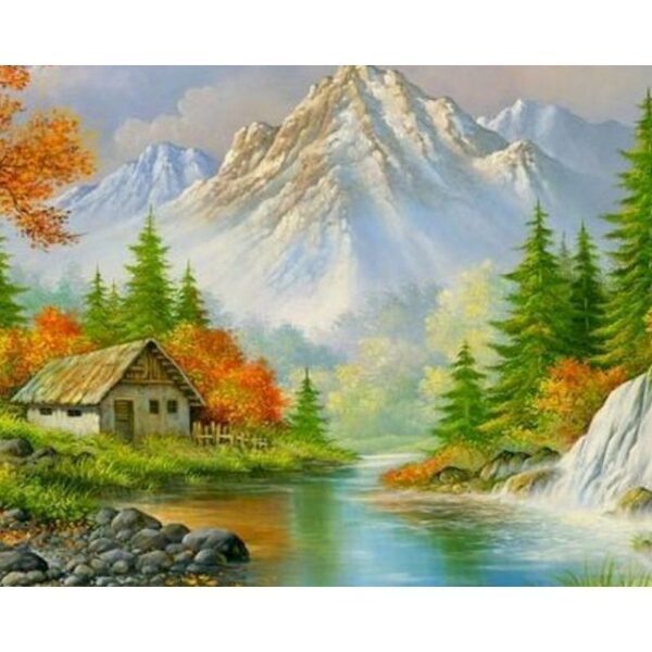 Painting By Numbers On Canvas With Frame Diy Kit - Image 5