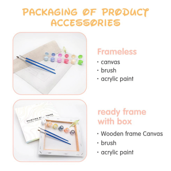 DIY Numbers Painting Kit, Decorative Leaf - Image 3